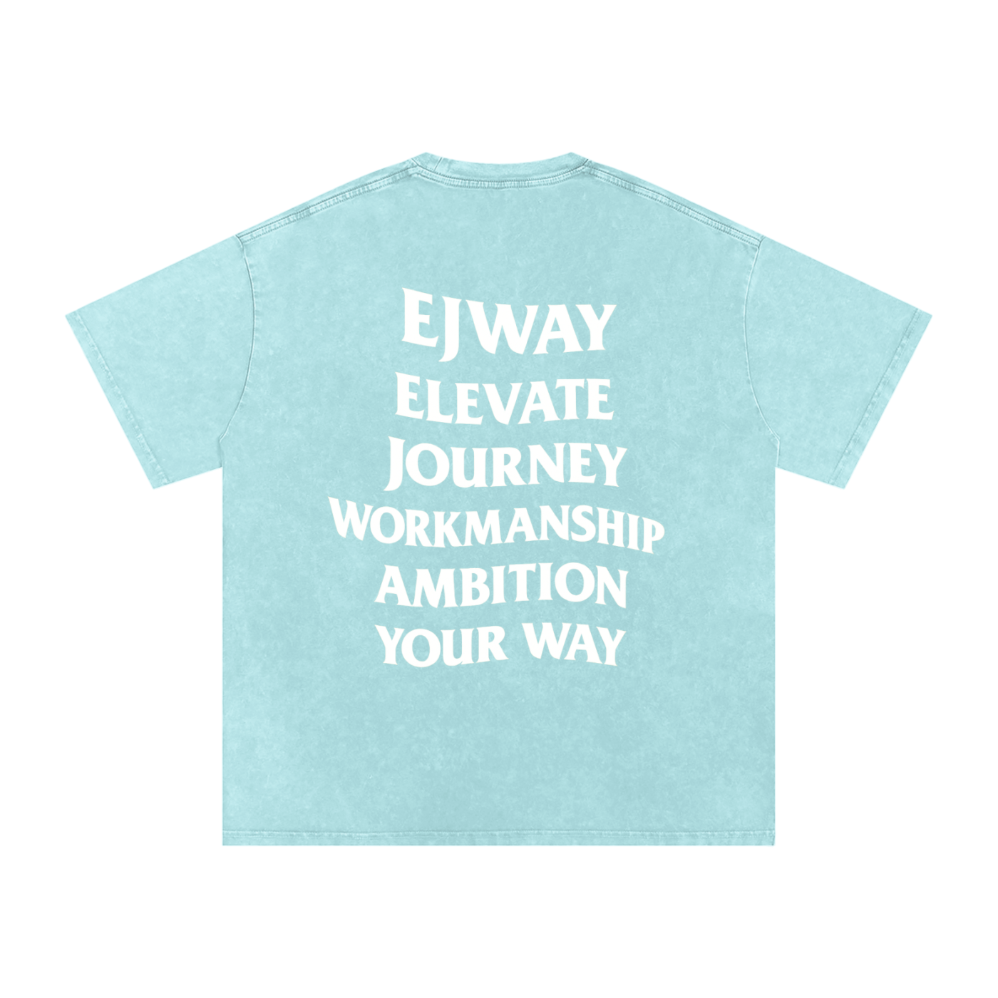 The EJWSAY Snow Washed Oversized Cotton T-Shirt