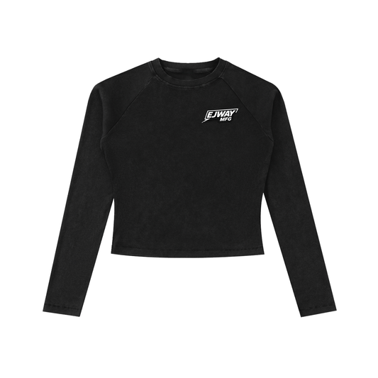 Dyed Washed Long Sleeve Slim T-Shirt