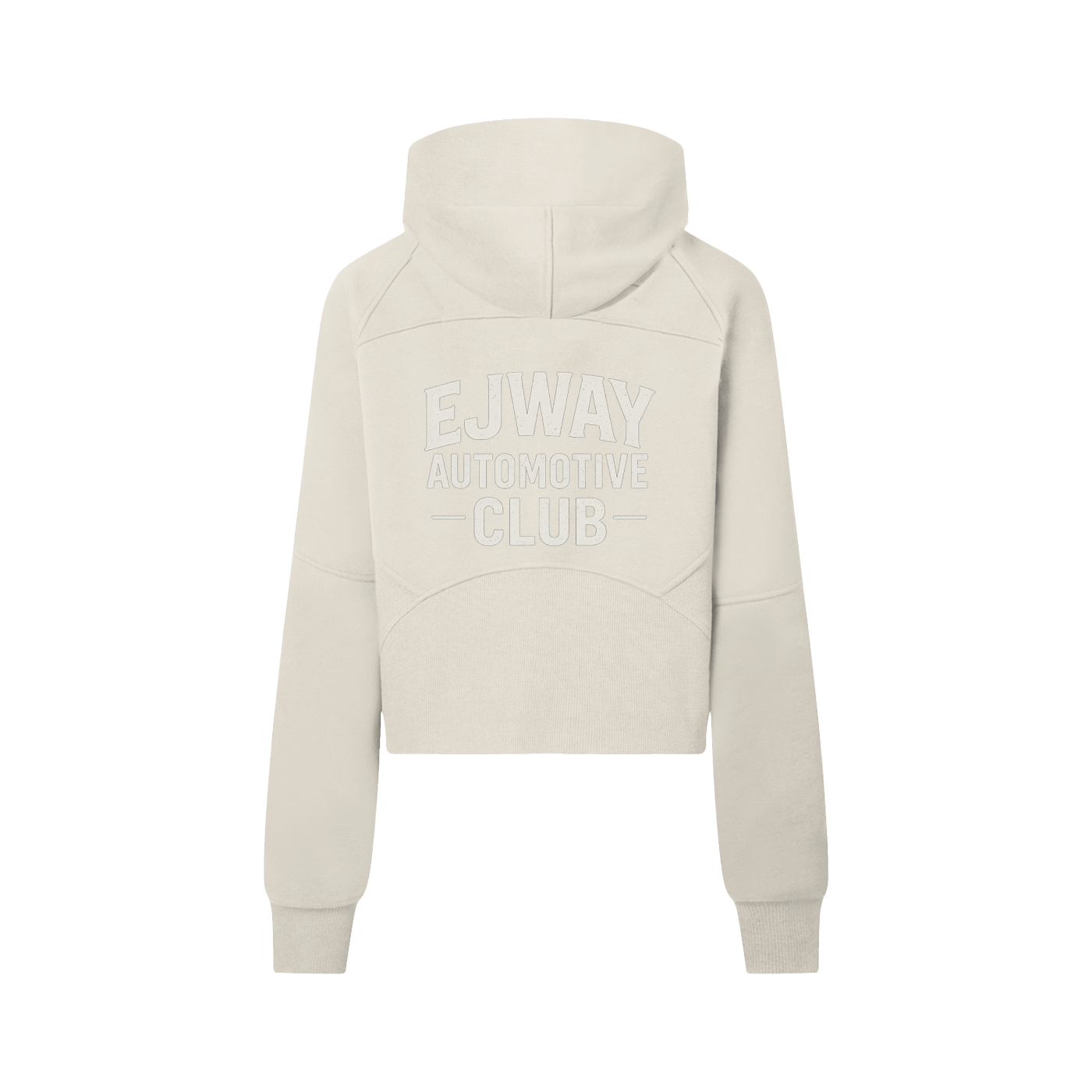 EJWAY Automotive Club Cropped Half-Zip Hoodie