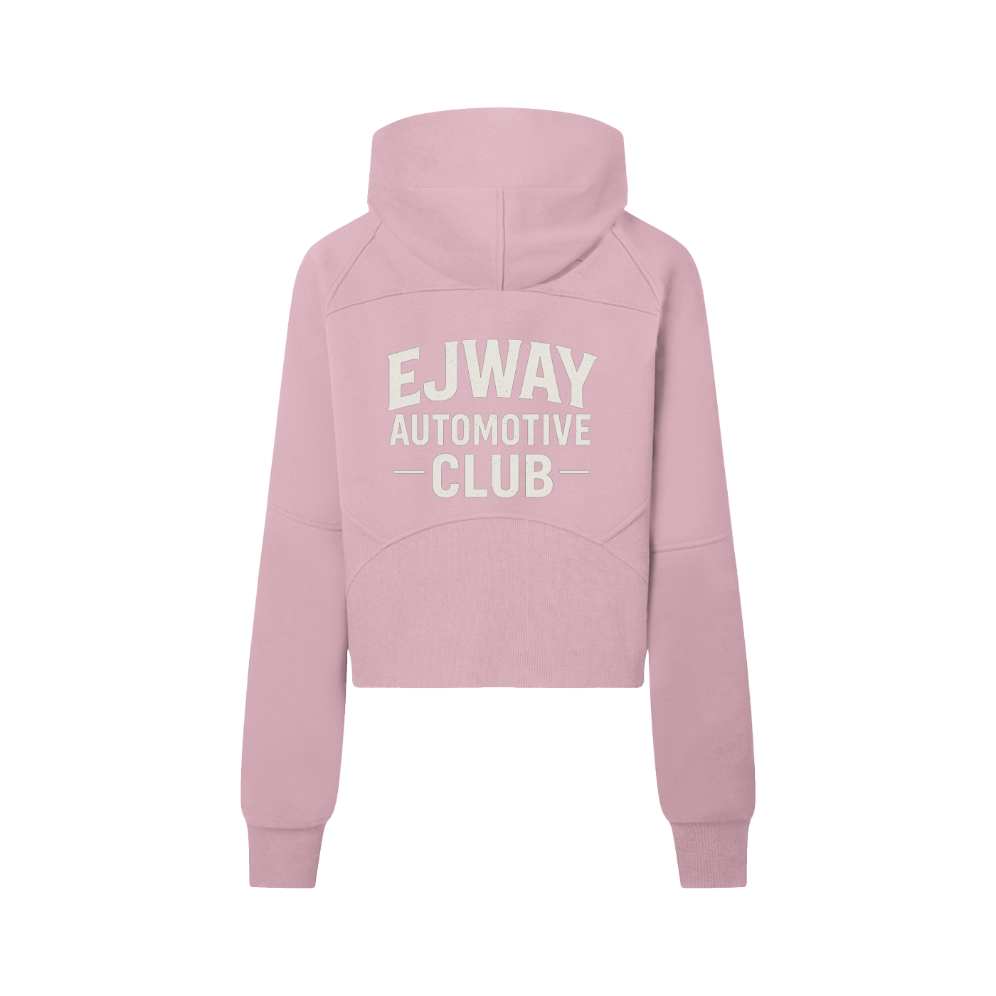 EJWAY Automotive Club Cropped Half-Zip Hoodie