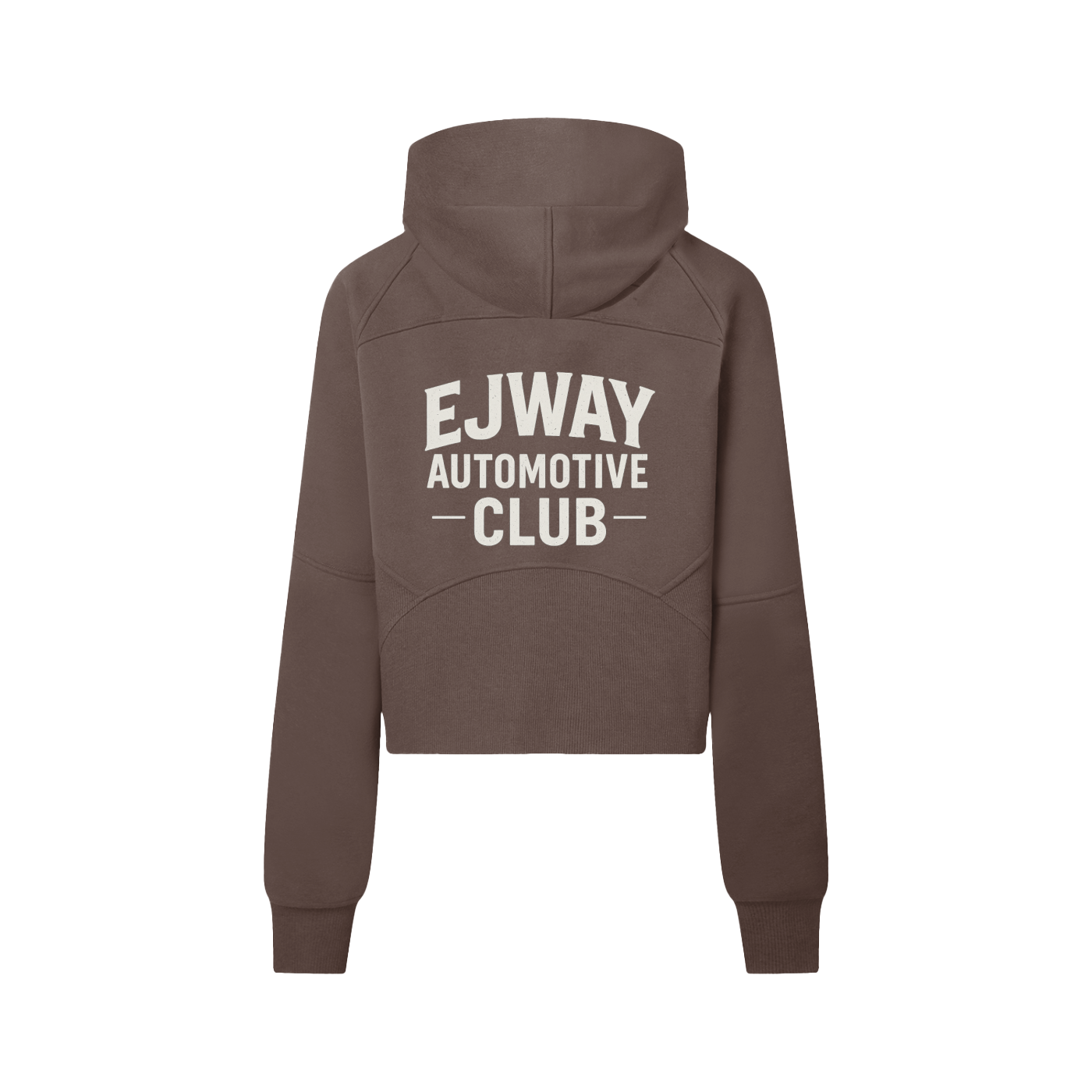EJWAY Automotive Club Cropped Half-Zip Hoodie