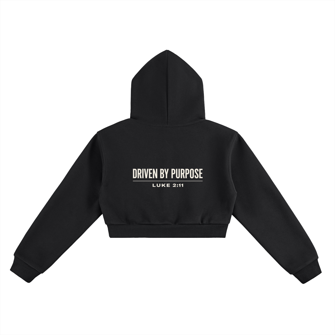 Driven By Purpose Essential Cropped Hoodie